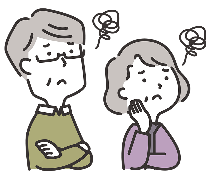 土地に悩む御夫婦